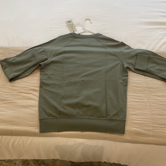 Dockers Icon Crewneck Sweatshirt Regular Fit, olive green - Picture 6 of 7